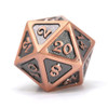 Die Hard Dice Dire d20 - Mythica Battleworn Copper 