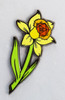 Foam Brain Games Hollow Hearts Enamel Pin: Dice Daffodil 