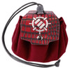 Enhance Gaming 7-Set Enhance: Enamel Dice Set with Drawstring Pouch Red 