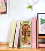 Hands Craft DIY Miniature House Book Nook Kit: Falling Sakura 