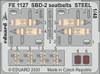 Eduard 1/48 SBD-2 Seatbelts ACA FE1127