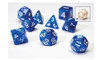 Sirius Dice RPG Dice Set 7 Pearl Blue Acrylic