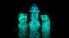 Sirius Dice RPG Dice Set 7 Cotton Candy Glowworm at LionHeart Hobby