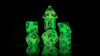Sirius Dice RPG Dice Set 7 Melon Ball Glowworm
