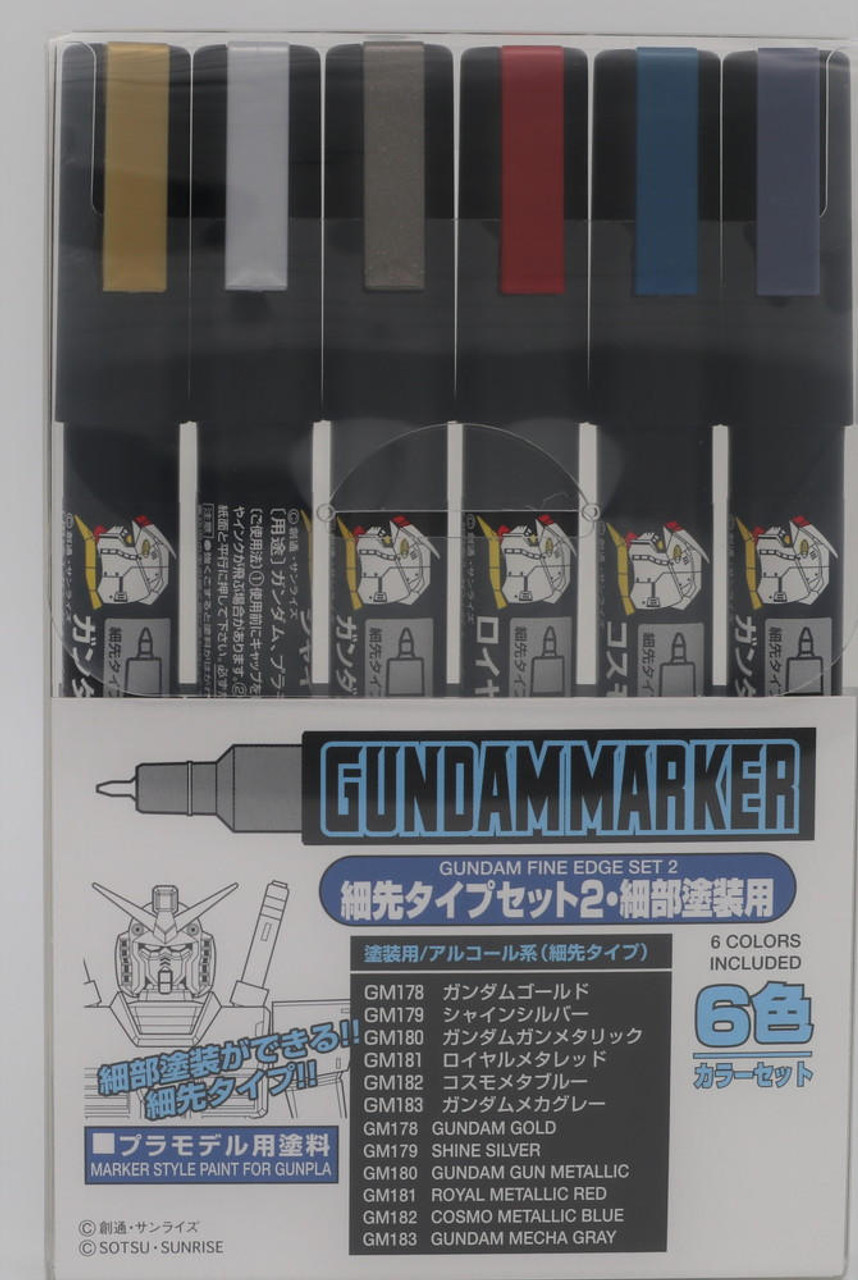 Gundam Marker Set Ultra Fine #2 GMS126