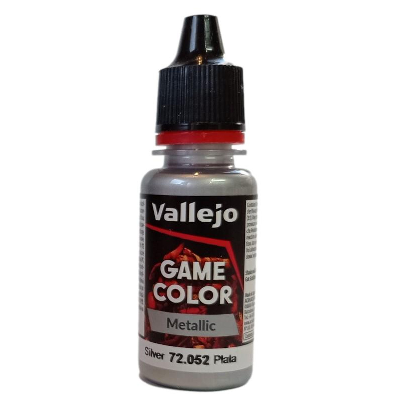 Vallejo Silver Model Color Paint, 17ml