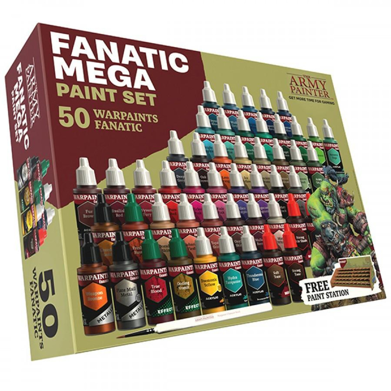 ダニエルジャービス様ARMY PAINTER MEGA PAINT SET50色 Army Painter - Warpaint - Fanatic Mega Paint Set (50 colors