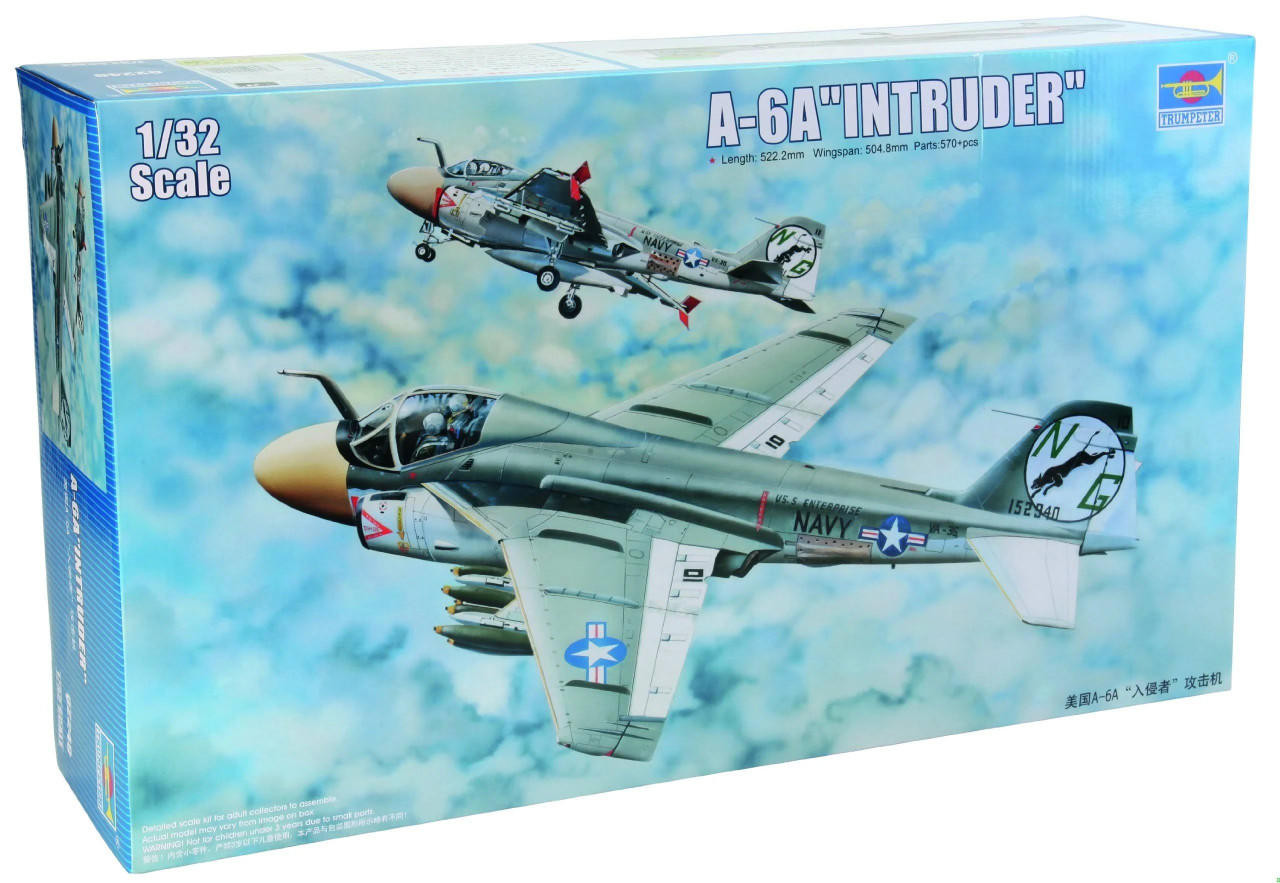 トランペッター1/32 A-6A INTRUDER - 模型/プラモデル