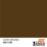 AK Interactive 3G Acrylic Dark Brown AK11109