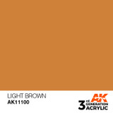 AK Interactive 3G Acrylic Light Brown AK11100