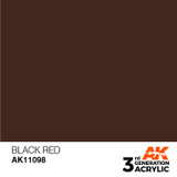 AK Interactive 3G Acrylic Black Red AK11098