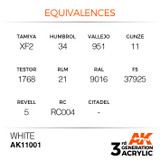 AK Interactive 3G Acrylic White AK11001