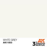 AK Interactive 3G Acrylic White Grey AK11003