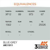 AK Interactive 3G Acrylic Blue Grey AK11011