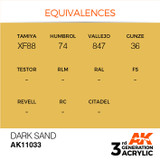 AK Interactive 3G Acrylic Dark Sand AK11033