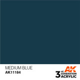 AK Interactive 3G Acrylic Medium Blue AK11184