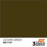 AK Interactive 3G Acrylic US Dark Green AK11157 AK Interactive 3G Acrylic US Dark Green AK11157