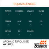 AK Interactive 3G Acrylic Archaic Turquoise AK11172