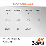 AK Interactive 3G Acrylic Metal Medium AK11232