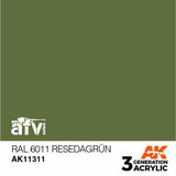 AK Interactive 3G Acrylic RAL 6011 Resedagrun AK11311