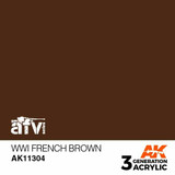 AK Interactive 3G Acrylic WWI French Brown AK11304