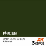 AK Interactive 3G Acrylic Dark Olive Green AK11421