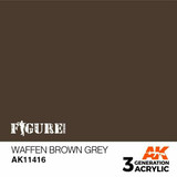 AK Interactive 3G Acrylic Waffen Brown Grey AK11416