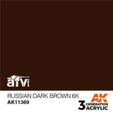 AK Interactive 3G Acrylic Russian Dark Brown 6K AK11369