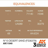 AK Interactive 3G Acrylic No 13 Desert Sand AK11340