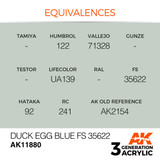 AK Interactive 3G Acrylic Duck Egg Blue FS 53622 AK11880