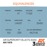 AK Interactive 3G Acrylic Air Superiority Blue FS 35450 AK11879