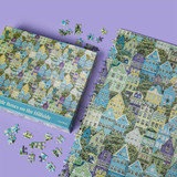 Puzzledly Little Boxes on the Hillside - 1000 Piece Puzzle