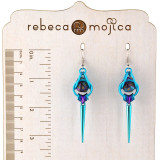D20 Dice Earrings with Spike - Magical Butterfly D20 Dice Earrings with Spike - Magical Butterfly