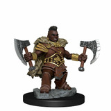 WizKids DandD Frameworks W1 Female Dwarf Barbarian