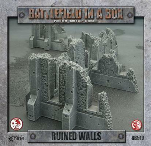 Gale Force Nine Gothic Battlefields Ruined Walls x5