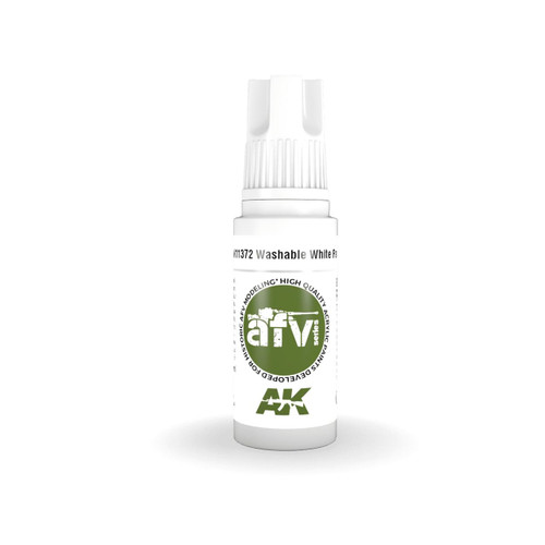 AK Interactive 3G Acrylic Washable White Paint AK11372