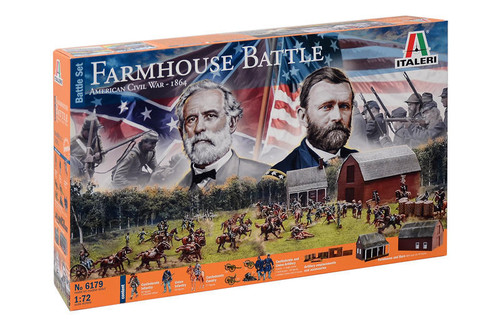 Italeri 1/72 ACW 1864 Farmhouse Battle Diorama Set 6179