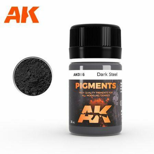 AK Interactive Dark Steel Pigment AK086