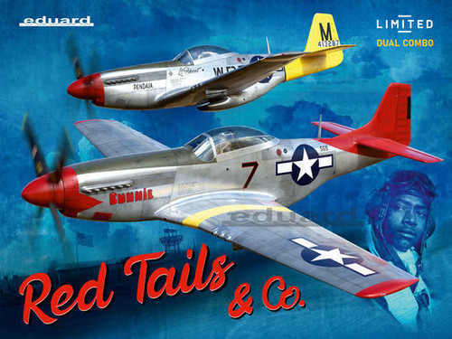 Eduard 1/48 P-51D Mustang Red Tails and Co Dual Combo 11159