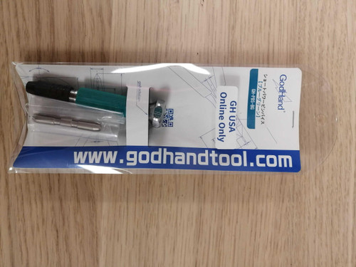 GodHand Tools Short Power Pin Vise Blue-Green PBS-BG