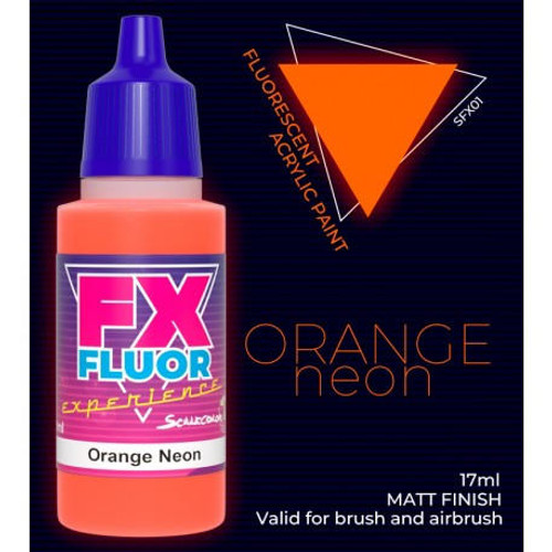 Scale75 Flourescent Color Bottles Orange Neon SFX-01