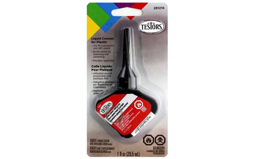 Testors Liquid Cement w/Needle Applicator 1oz 281216