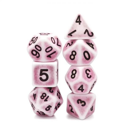 Foam Brain Games Pink Ancient RPG Dice Set