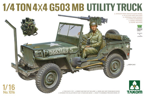 Takom 1/16 Jeep 1/4 Ton 4x4 G503 MB 1016