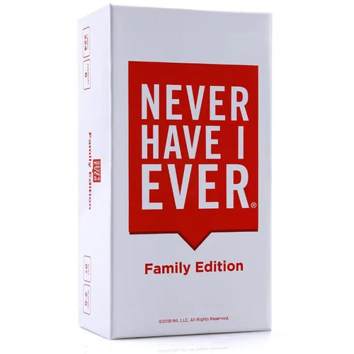 INI, LLC Never Have I Ever Party Card Game: Family Edition 
