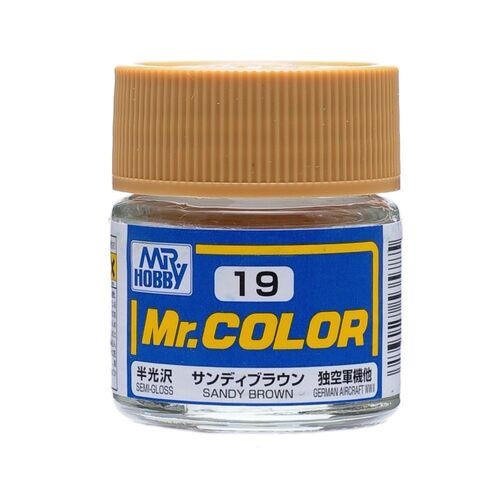 Gunze Sangyo Sandy Brown Mr.Color 10ml C019 at LionHeart Hobby