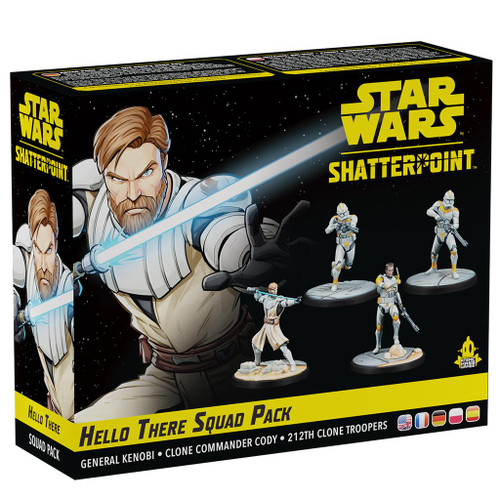 Atomic Mass Games Star Wars: Shatterpoint - Hello There: General Obi-Wan Kenobi Squad Pack 