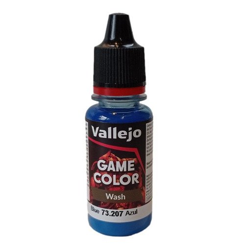 Vallejo Game Color: Washes- Blue Wash, 17 ml. 73207 