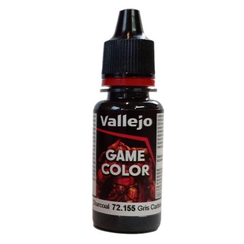 Vallejo Game Color: Extra Opaque- Charcoal, 17 ml. 72155 