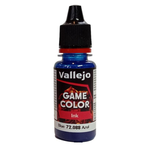 Vallejo Game Color: Ink- Blue  Ink, 17 ml. 72088 
